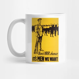 It's Men We Want Mug